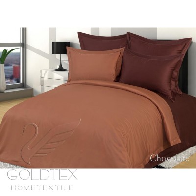 Комплект постельного белья из бамбука евро "Chocolate" 