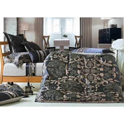 Жаккардовый комплект постельного белья с вышивкой  Valtery 220-95 2 спальный