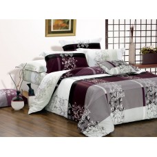 Комплект постельного белья из сатина Cleo SL-125 двуспальный
