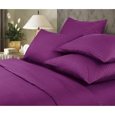 Комплект постельного белья сатин-страйп "Verossa" Violet двуспальный (наволочки 70*70)